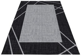 Dywan nowoczesny Parma czarno-szary 200 cm x 290 cm