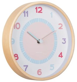 Karlsson 5963MC designerski zegar ściennyjasnoniebieski, średnica 25 cm