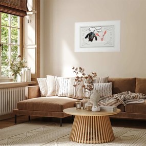 Plakat Śmieszne kozy 90x60 cm bez ramy z marginesem ARTGEIST B