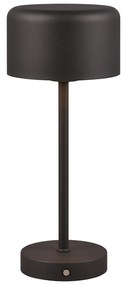 Lampa stołowa LED w kolorze matowej czerni ze ściemniaczem (wys. 30 cm) Jeff – Trio