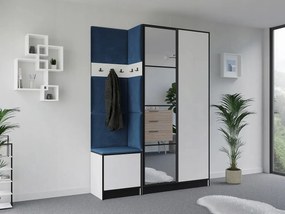 Garderoba EDEN 13 Biały + Niebieski