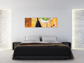 Obraz - Tańczące baletnice, obraz olejny (170x50 cm)