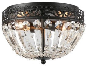 Markslöjd 108598 - Lampa sufitowa ETIENNE 2xE14/40W/230V czarne