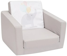 Sofa rozkładana New Baby Elephant, szara