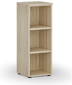 Regał biurowy PRIMO WOOD, 400 x 420 x 1087 mm, dąb naturalny