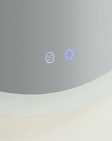 Lustro ścienne z oświetleniem ø 60 cm Mervi – Kave Home