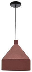 Lampa wisząca w kolorze terakoty z metalowym kloszem ø 30 cm Peralta – Kave Home