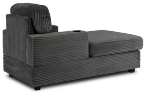 Fotel Wypoczynkowy Sofa NEO Szary Sztruksowy Nowoczesny