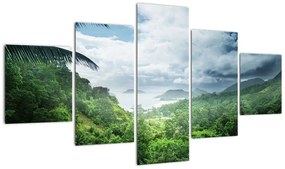 Obraz - Dżungla Seszeli (125x70 cm)