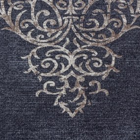 Dywan drukowany antypoślizgowy Fiesta Vintage klasyczny antracytowo-beżowy 120 cm x 170 cm