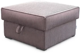Jasnofioletowy taboret SMART COSARO z miejscem do przechowywania 65x65 cm