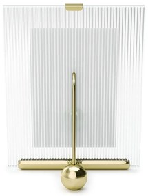 Szklana ramka stojąca w kolorze złota 16x20 cm Flute – Umbra