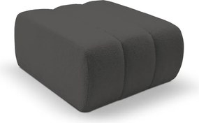 Pufa BALOO w kolorze ciemnej szarości w tkaninie LAMBI 12