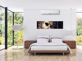 Obraz rzeźby z drapakiem (170x50 cm)