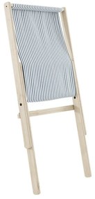 Fotel rozkładany Karup Design Boogie Raw/Beach Blue