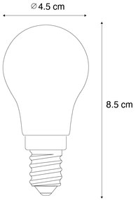 Zestaw 5 Inteligentne żarówki LED E14 P45 przezroczyste 4,2 W 470 lm 2700-6500 K