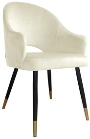 Krzesło obrotowe Velvet podstawa czarno-złota MG50