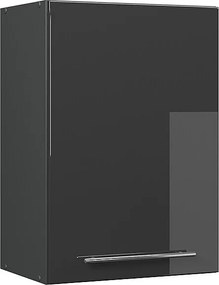 Szafka ścienna antracyt wysoki połysk 50x34.1x72 fame-line