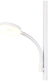 Biała lampa stojąca LED (wysokość 178 cm) Specter – Trio