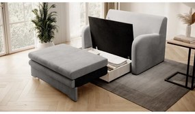 Szara 2-osobowa sofa ARIO, rozkładana