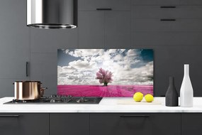 Panel nad blat kuchenny Samotne Drzewo W Polu