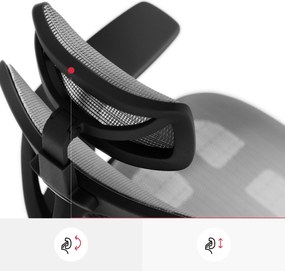 Fotel ergonomiczny Diablo V-Basic, czarno-szary