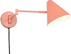 Pomarańczowy kinkiet z elastyczną konstrukcją do kontaktu ø 15 cm Cosima – Trio