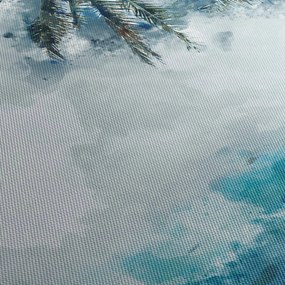 Obraz palmy nad morzem (125x70 cm)