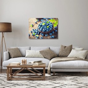 Obraz na szkle - Jagody (70x50 cm)