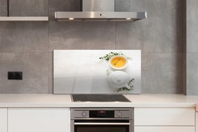 Szklany Panel Dzbanek Świeżej Herbaty