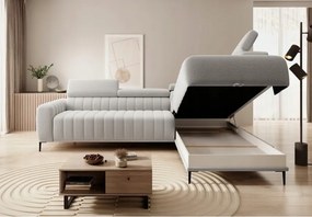 Narożnik GANDI 160 Prawostronny system włoski Salvador 13 Popielaty WERSAL