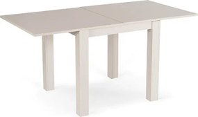 Zestaw Stół Kwadratowy Rozkładany MAX 80-160 cm Kaszmir i 4 Krzesła SAL Beżowe