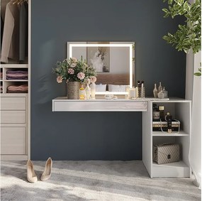 Stół toaletowy biały 100x40.1x12 sherry