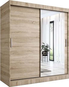 Szafa przesuwna dąb sonoma 180 cm S9-L40