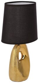Lampa stołowa z tekstylnym kloszem (wysokość 43 cm) Hierro – Candellux Lighting