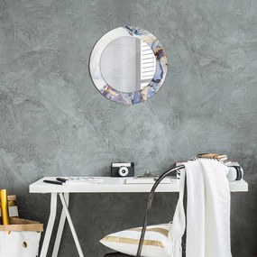 Lustro z nadrukiem dekoracyjne okrągłe Abstrakcyjna płynna sztuka