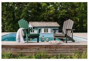 Brązowy plastikowy fotel ogrodowy Adirondack – Bonami Selection