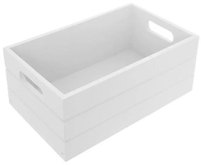 Orion Skrzynka drewniana, biały, 31 x 21 x 13  cm, M