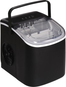 HOMCOM Maszyna do Kostek Lodów, Dispenser Lodów, Producen Kostek Lodów, 29,4 cm x 22,2 cm x 29 cm, Czarny