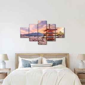 Obraz - Fudżi, Japonia (125x70 cm)