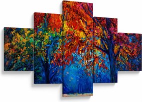 Obraz malowania natury (125x70 cm)