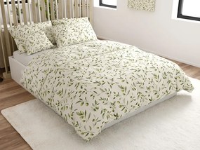 PrzytulneMieszkanie.pl PrzytulneMieszkanie.pl Bawełniana pościel OLIVE POLY zielona Rozmiar pościeli: 70 x 90 cm | 140 x 220 cm