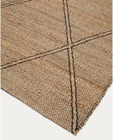 Dywan z juty tkany ręcznie w naturalnym kolorze 200x300 cm Vallalta – Kave Home