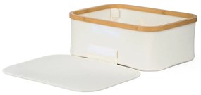 Pojemnik do przechowywania G21 40 x 30 x 15 cm, bambusowy z pokrywką, beżowy