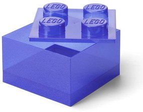 Fioletowy plastikowy pojemnik dziecięcy 25x25x18 cm – LEGO®