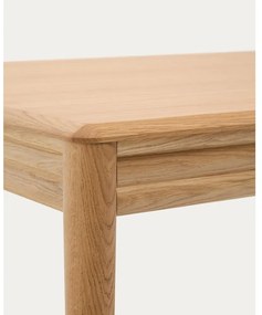 Rozkładany stół z dodatkowym blatem w dekorze dębu 90x160 cm Lenon – Kave Home