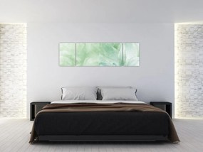 Obraz - Zielony kwiat (170x50 cm)