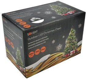 Lampki choinkowe LED na zewnątrz, zimna biała 5 m