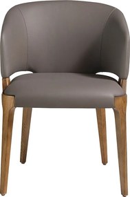 Fotel z ekoskóry w kolorze ciemnej norek 4108 ANGEL CERDA