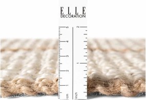 Kremowy dywan z juty tkany ręcznie 160x230 cm Harvest Sierra – Elle Decoration